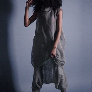 Mesh see thru turtle neck